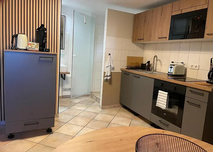 Modernes City-apartment Mit Parkplatz In 公寓